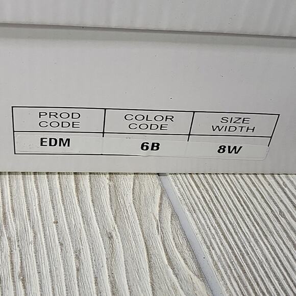 Salon Studio Metallic Pewter Wedge Slip On Bow Toe Shoes Womens 8W NEW - Picture 12 of 13